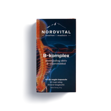 Nordvital B-komplex 60 db vegán kapszula