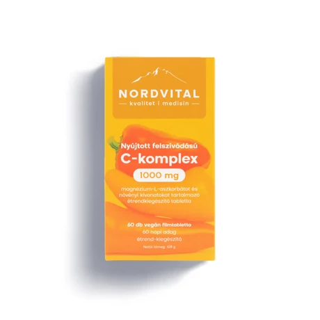 Nordvital C-vitamin komplex Retard 1000mg 60 db