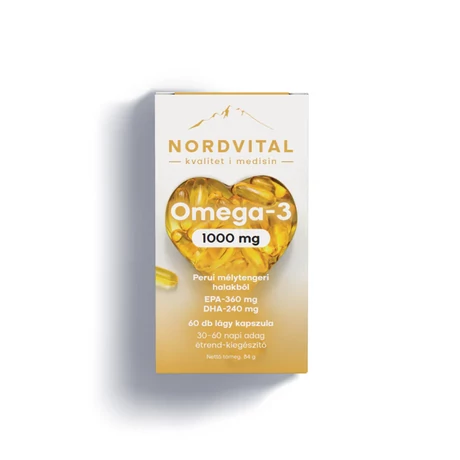 Nordvital Omega-3 Halolaj 60 db