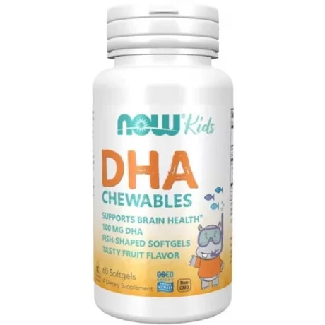 NOW DHA Kid's 100mg 60 kapszula
