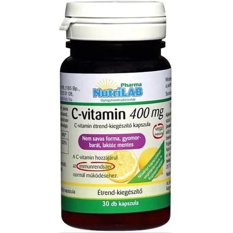 NutriLAB C-Vitamin vega 400 mg 30X