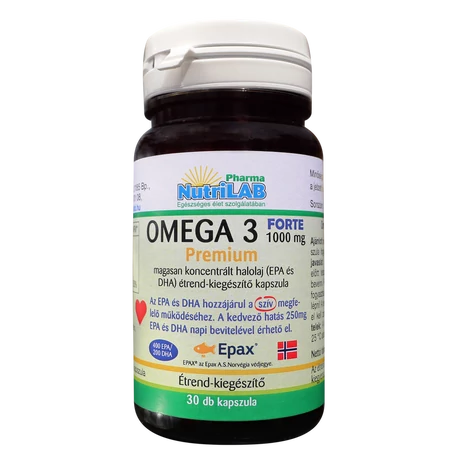 NutriLAB Omega 3 Premium FORTE 1000 mg 30x