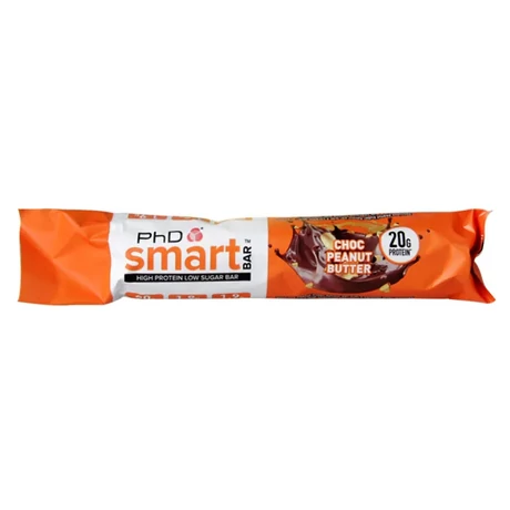 PhD Nutrition SMART Bar 64g csokoládé-mogyoróvaj (Sz)