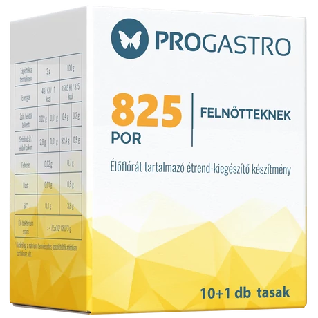 ProGastro 825 - Élőflórát tartalmazó étrend-kiegészítő készítmény 11 tasak