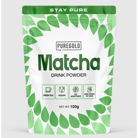 Pure Gold Matcha ízesítetlen matcha italpor 100g