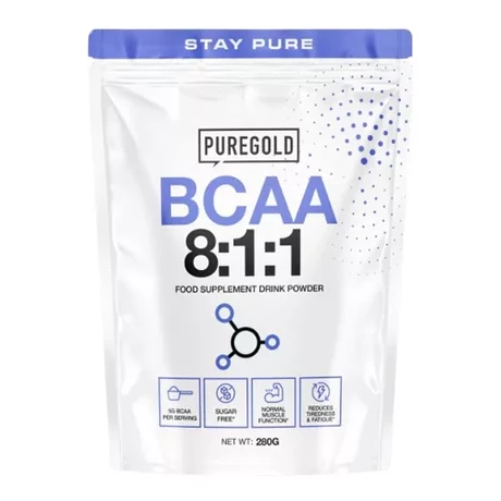 Pure Gold BCAA 8:1:1 Málna 280g