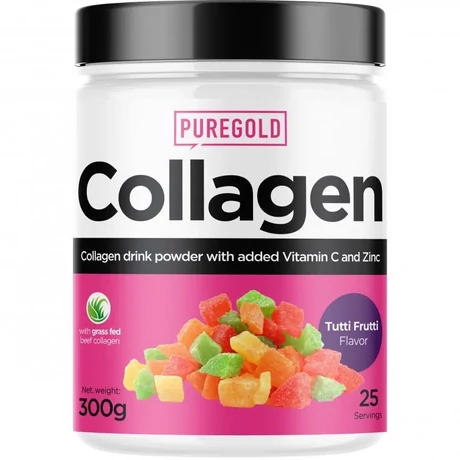 Pure Gold Protein Collagen Tutti Frutti 300g