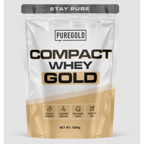 Pure Gold Compact Whey Gold fehérjepor Tripla  csoki 1000g