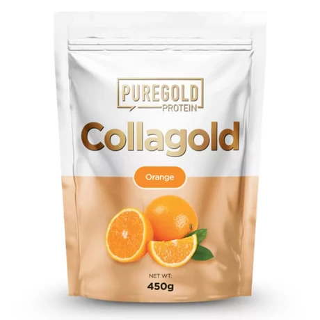 Pure Gold CollaGold Marha és Hal kollagén hialuronsavval 450g narancs 