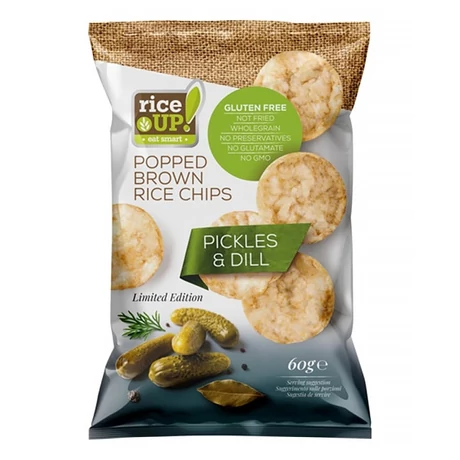 Rice Up Chips uborkás ízű 60 g