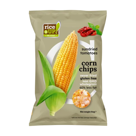 Rice up Kukorica chips Szárított paradicsom izű 60 g