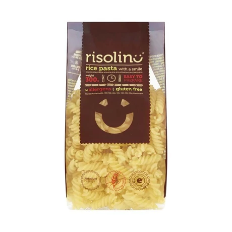 Risolino gluténmentes rizstészta Fusilli 300 g