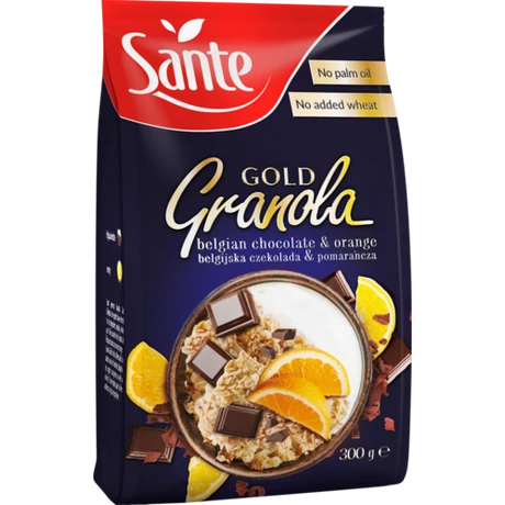 Sante Granola Gold csokoládés narancsos 300 g