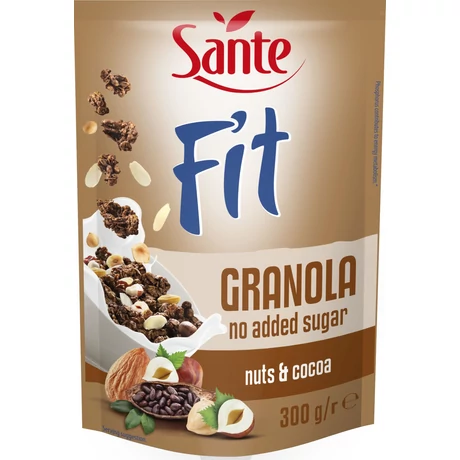 SANTE Granola Fit diófélékkel kakaóval no added sugar 300 g
