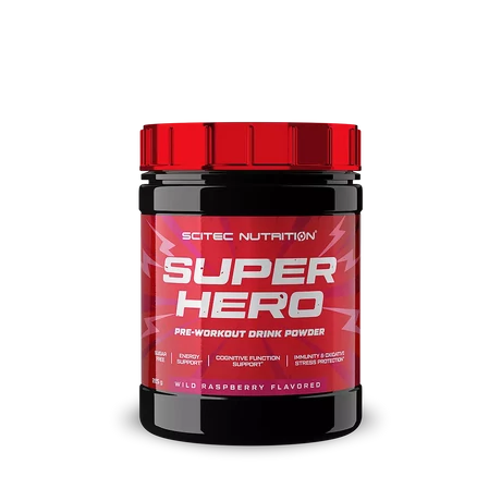 Scitec Superhero Pre-Workout 285g vadmálna