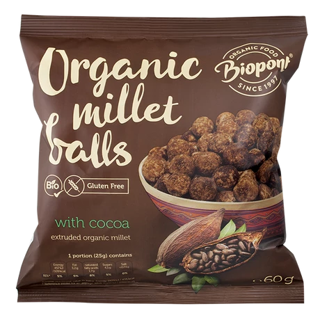 (Sz) Biopont bio kölesgolyó kakaós 60 g 