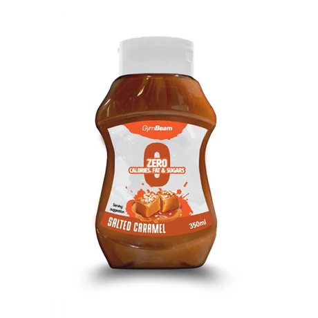 GymBeam Kalóriamentes szirup 350 ml salted caramel