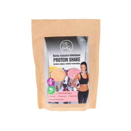 (Sz) Szafi  FREE Barna Rizscsíra- Fehérjepor Protein Shake Karobos 300g