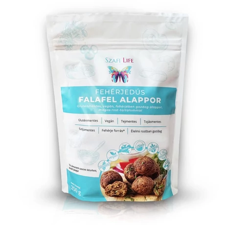 Szafi Life Fehérjedús falafel alappor (gluténmentes) 250g