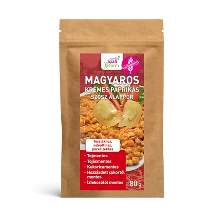 Szafi REFORM Magyaros krémes paprikás szósz alappor 80g