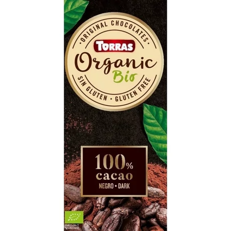 Torras 100% kakaótartalmú étcsokoládé 100 g