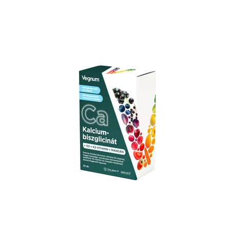 Vegnum kalcium-biszglicinát + D3 + K2 + mangán 30 db
