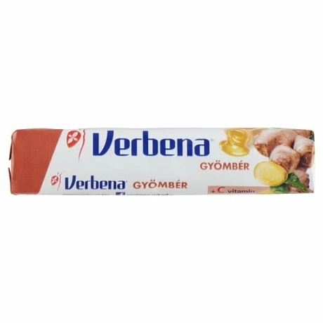 Verbena rolls cukorka gyömbér 32g