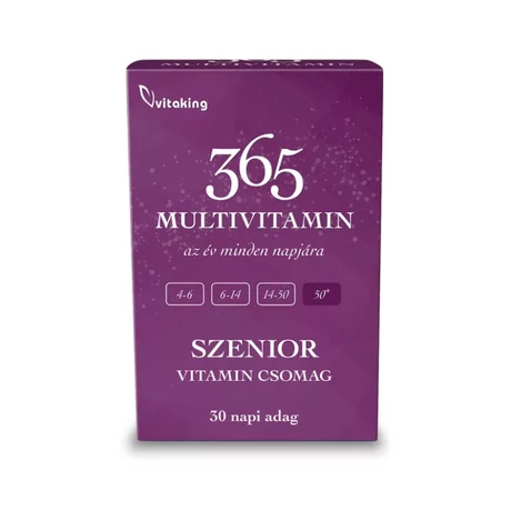 Vitaking 365 Multivitamin Szenior csomag