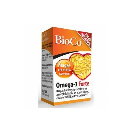 BioCo (MÉKISZ) Omega-3 forte MEGAPACK lágyzselatin kapszula 100x