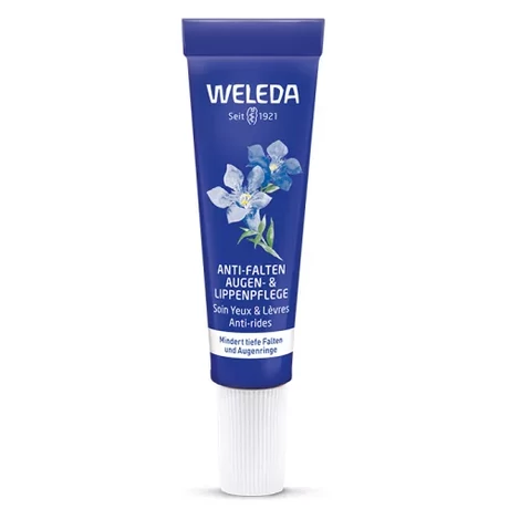Weleda 50+ Öregedésgátló szem- és ajakkörnyék- ápoló kék enciánnal és havasi gyopárral 10 ml