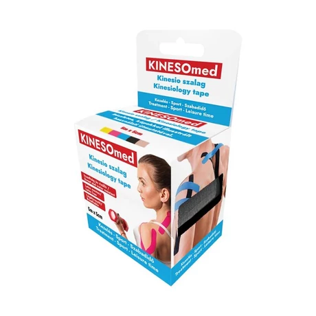 KINESOMED Kinesio tape (szalag) 5cmx5m fekete