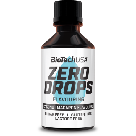 BioTechUSA Zero Drops 50ml kókusz-macaron