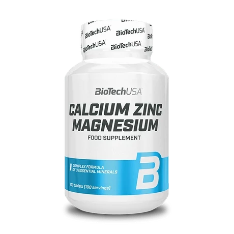 BiotechUSA Ca-Zn-Mg 100 tbl. Calcium Zinc Magnesium