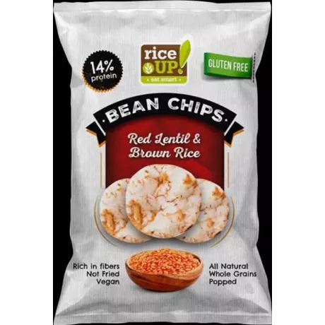 Rice up PROTEIN vöröslencse chips 60g