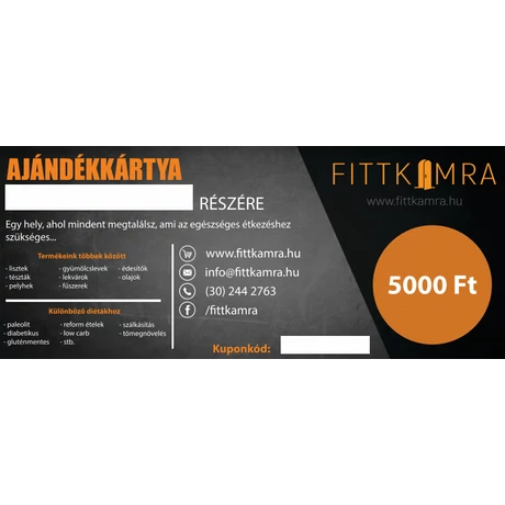 Ajándékkártya 5 000 Ft
