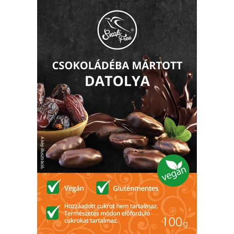 Szafi FREE Csokoládéba mártott datolya 100g