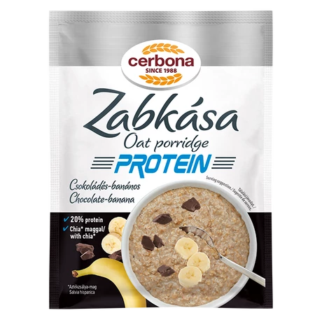 Cerbona Sport Protein zabkása csokis-banános 60g
