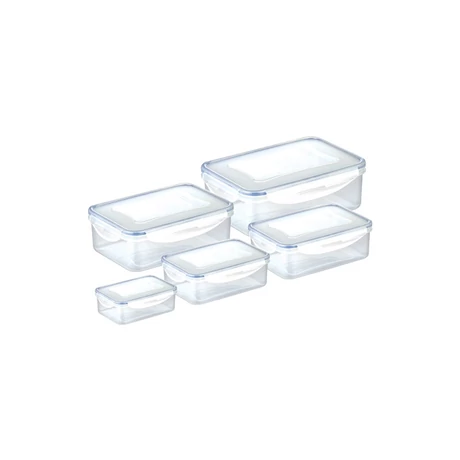 Tescoma 
 FRESHBOX Téglalap alakú ételtároló doboz, 5 db