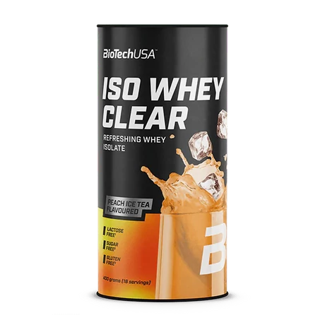 BiotechUSA Iso Whey Zero Clear 400g barackos ice tea