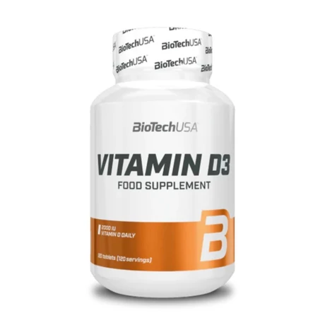 BioTechUSA Vitamin D3 50mcg 120 tbl