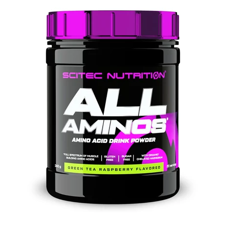 Scitec All Aminos 340g zöldtea-málna