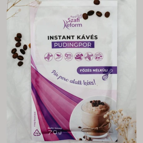 (Sz) Szafi Reform Instant Pudingpor (gluénmentes) 70g kávés 