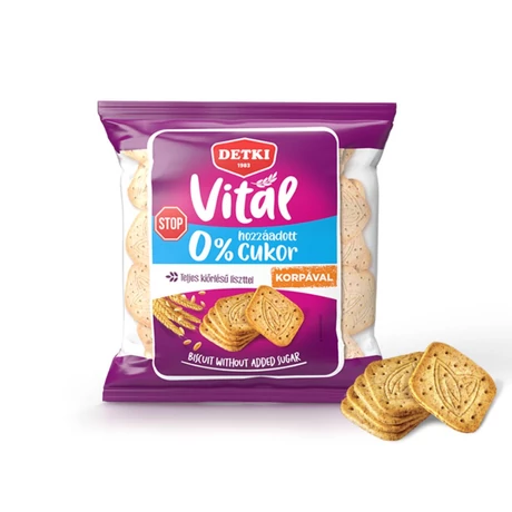 Detki Cukor Stop Háztartási keksz 180g
