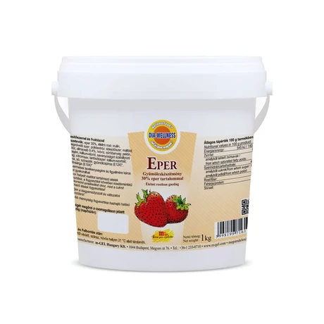 Dia-Wellness Eper ízű gyümölcskészítmény 1kg vödrös