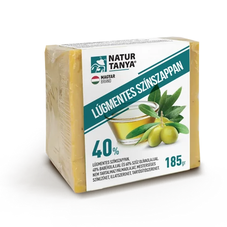 Natur Tanya® Lúgmentes Színszappan - 40%-os babérfaolaj tartalom, a teljes testre és hajmosáshoz is!