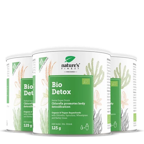 Nature's Finest Bio DETOX méregtelenítő szuperélelmiszer mix 2+1