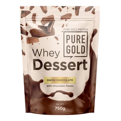 Pure Gold Protein Whey Dessert Swiss Chocolate 750g