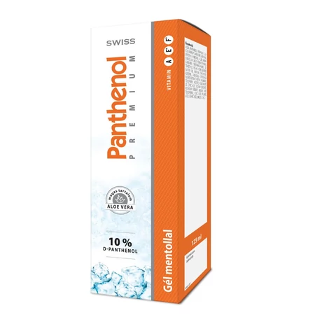 Swiss Panthenol Premium gél mentollal 125 ml