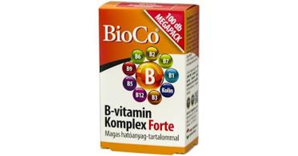 BioCo B-vitamin komplex tabletta - Pingvin Patika